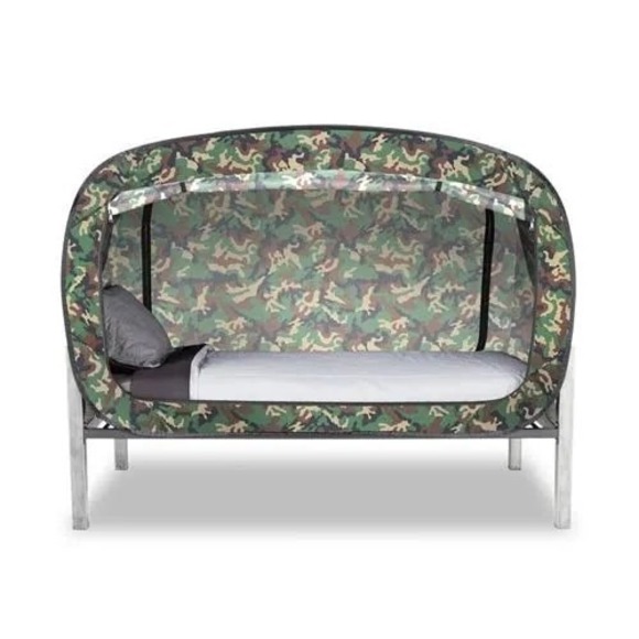 Privacy Pop Other - Privacy Pop Bed Tent Full Size Camouflage Design w Carrying Case for Kids Teens